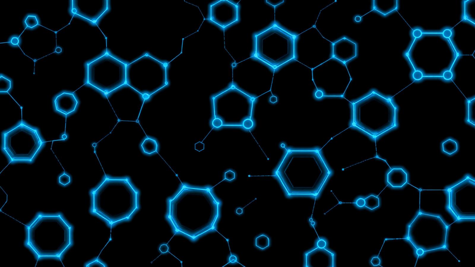 Abstract molecular research pattern